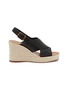 首图 - 点击放大 - CHLOÉ - Pary 110 Leather Wedge Sandals