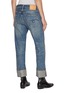 背面 - 点击放大 - R13 - Boyfriend Cuffed Medium Wash Jeans