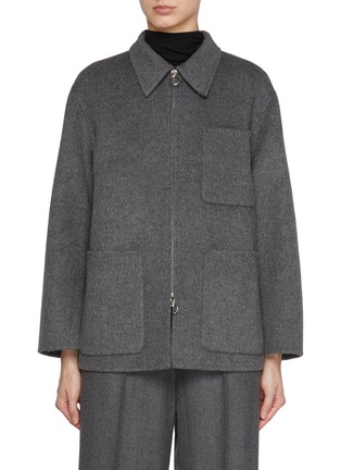 首图 - 点击放大 - THE LOOM - Zip Up Wool Cashmere Coat