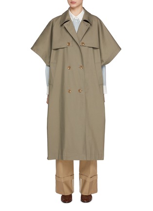 首图 - 点击放大 - THE LOOM - Cap Sleeve Cotton Blend Trench Cape