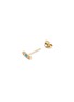 细节 - 点击放大 - MÉTIER BY TOMFOOLERY - Astra Didi Hexa 14K Yellow Gold Diamond Turquoise Stud