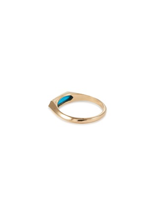 细节 - 点击放大 - MÉTIER BY TOMFOOLERY - Astra Hexa Turquoise 14K Gold Pinky Ring