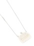 细节 - 点击放大 - SSIL - Rhodium Plated Brass Micro Pearl Bag Necklace