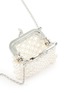 细节 - 点击放大 - SSIL - Rhodium Plated Brass Micro Pearl Bag Necklace