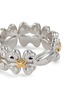 细节 - 点击放大 - SSIL - Rhodium Plated 925 Plated Silver Gold Plated 925 Silver Clover Ring