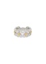 首图 - 点击放大 - SSIL - Rhodium Plated 925 Plated Silver Gold Plated 925 Silver Clover Ring