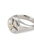 细节 - 点击放大 - SSIL - Rhodium Plated 925 Silver Gold Plated 925 Silver Coin Clover Ring