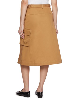 背面 - 点击放大 - MAISON KITSUNÉ - Utility Cotton Gabardine Cargo Skirt