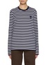 首图 - 点击放大 - MAISON KITSUNÉ - Bold Fox Head Patch Marine Cotton T-Shirt