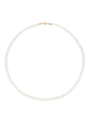 首图 - 点击放大 - SSIL - 14k Gold Plated Brass Classique Pearl Collar Necklace