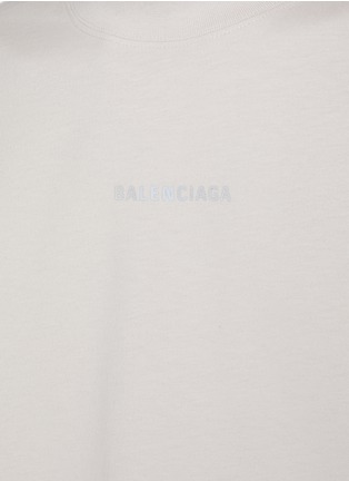  - BALENCIAGA - 反光 LOGO 棉质 T 恤