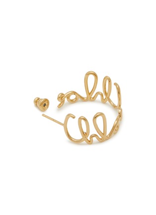 细节 - 点击放大 - CHLOÉ - Iconic Hoop Laiton Earrings