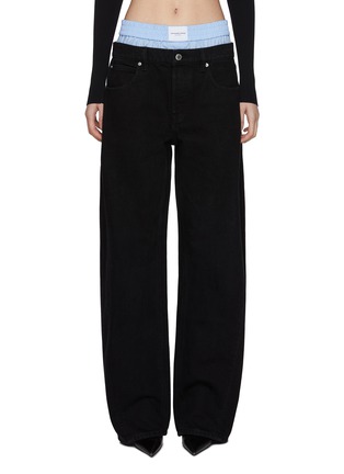 首图 - 点击放大 - ALEXANDERWANG - 弹力腰拼接牛仔裤
