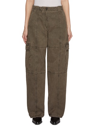 首图 - 点击放大 - KENZO - Dyed Cotton Canvas Cargo Trousers