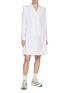 模特儿示范图 - 点击放大 - KENZO - Pleated Cotton Shirt Dress