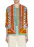 首图 - 点击放大 - LILYEVE - Collarless Open Front Terry Jacket