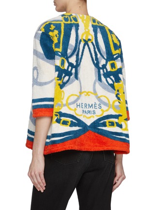 背面 - 点击放大 - LILYEVE - Collarless Open Front Terry Jacket