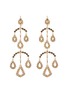 首图 - 点击放大 - MARIE LAURE CHAMOREL - N° 850 Gold Finished Sterling Silver Diamond Earrings