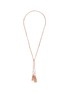 首图 - 点击放大 - MARIE LAURE CHAMOREL - N° 359 Pink Gold Finished Sterling Silver SIlk Yarn Necklace