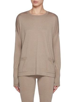 首图 - 点击放大 - WILD CASHMERE - Caroline Boxy Crewneck Silk Cashmere Sweater