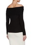 背面 - 点击放大 - WILD CASHMERE - April Off Shoulder Roll Neck Ribbed Silk Cashmere Sweater