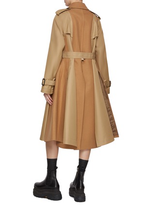 背面 - 点击放大 - SACAI - Two-Toned Wool Trench Coat