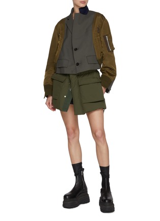 模特儿示范图 - 点击放大 - SACAI - Puffer Padded Shorts