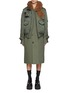 首图 - 点击放大 - SACAI - x Spiewak Faux Fur Collar Patch Coat