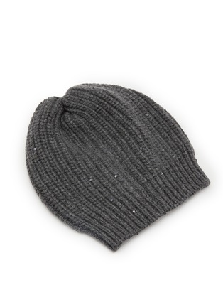 细节 - 点击放大 - BRUNELLO CUCINELLI - Papalina Cashmere Blend Beanie