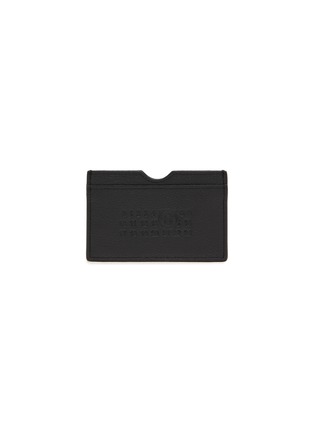 首图 - 点击放大 - MM6 MAISON MARGIELA - Numeric Logo Embossed Leather Cardholder