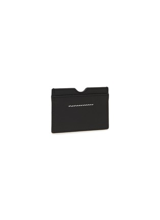 模特儿示范图 - 点击放大 - MM6 MAISON MARGIELA - Numeric Logo Embossed Leather Cardholder