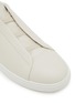 细节 - 点击放大 - ERMENEGILDO ZEGNA - Triple Stitch Low Top Leather Sneakers