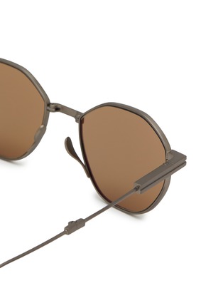 细节 - 点击放大 - ERMENEGILDO ZEGNA - Metal Foldable Sunglasses