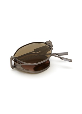 细节 - 点击放大 - ERMENEGILDO ZEGNA - Metal Foldable Sunglasses