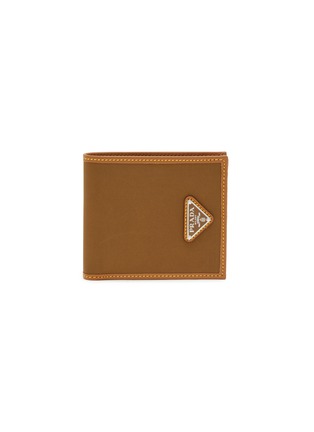 首图 - 点击放大 - PRADA - Enamelled Logo Tessuto Vitello Re-nylon Bi-fold Wallet