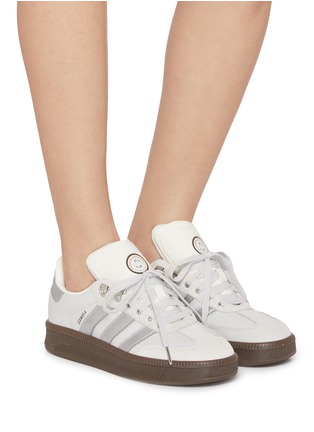 模特儿示范图 - 点击放大 - ADIDAS - Samba XLG Leather Women's Sneakers