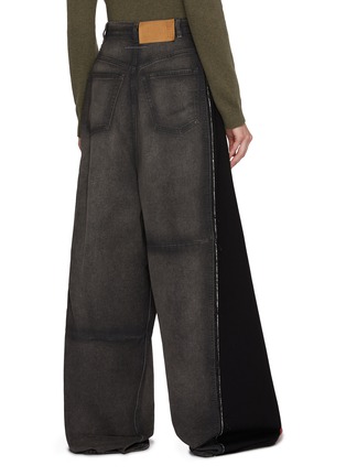 背面 - 点击放大 - MM6 MAISON MARGIELA - 拼接阔腿牛仔裤