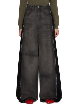 首图 - 点击放大 - MM6 MAISON MARGIELA - 拼接阔腿牛仔裤