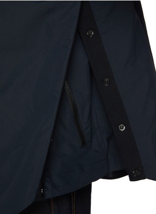  - SACAI - 拉链口袋短袖衬衫