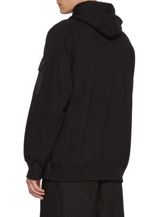 背面 - 点击放大 - SACAI - x SPIEWAK Patchwork Flap Pocket Zip Up Hoodie