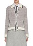 首图 - 点击放大 - THOM BROWNE - 粗花呢针织开衫