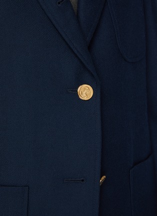  - THOM BROWNE - Single Breasted Notch Lapel Wool Blazer