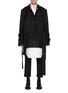 首图 - 点击放大 - THOM BROWNE - All in One Modular Bal Collar Overcoat