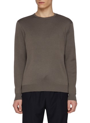 首图 - 点击放大 - J∞QUALITY  - trenta settanta Crewneck Cashmere Silk Knit Sweater