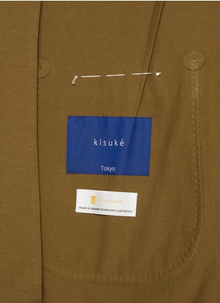  - J∞QUALITY  - kisuké Notch Lapel Single Breasted Cotton Blazer