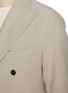  - J∞QUALITY  - in-a Ka-Date Peak Lapel Double Breasted Wool Cashmere Corduroy Blazer