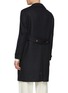 背面 - 点击放大 - J∞QUALITY  - in-a Ka-Date Notch Lapel Double Breasted Wool Blend Coat