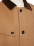 细节 - 点击放大 - J∞QUALITY  - TECLOR Contrast Collar Wool Blend Coat