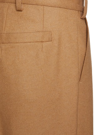  - J∞QUALITY  - Balancircular Pleated Camel Wool Blend Balancircular® Pants