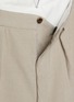  - J∞QUALITY  - in-a Ka-Date Adjustable Strap Wool Cashmere Corduroy Pants